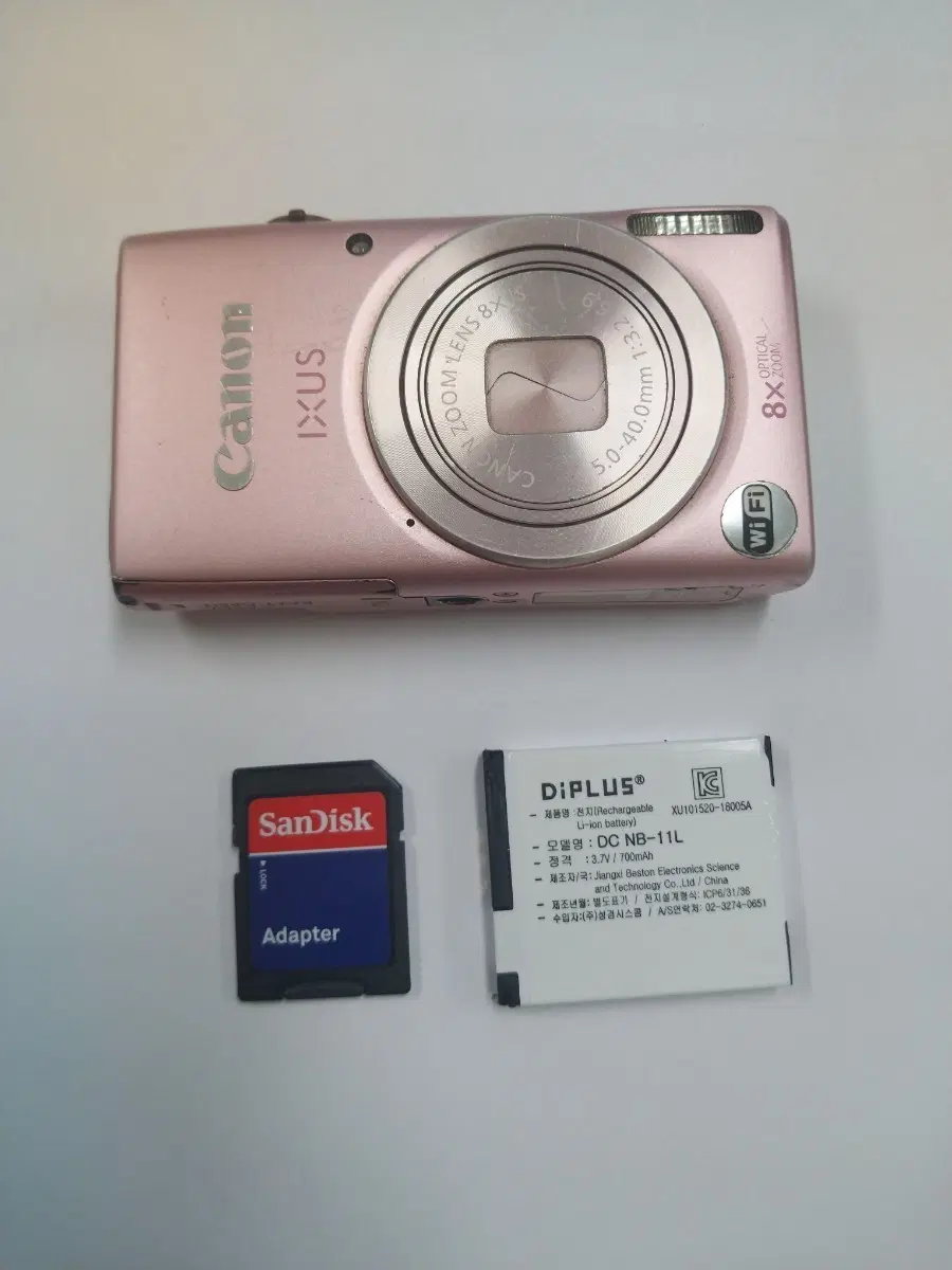캐논 iXUS 135 빈티지 핑크 디지털카메라