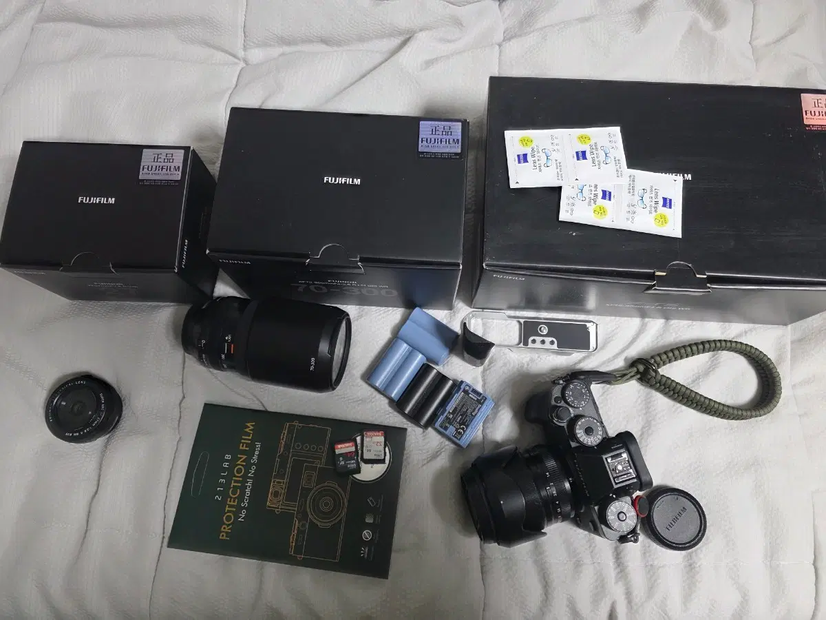 후지필름 X-T5 카메라 렌즈들 포함 일괄