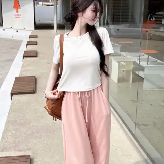 메이윤 찰랑 데일리 반팔티 화이트, 블랙 s