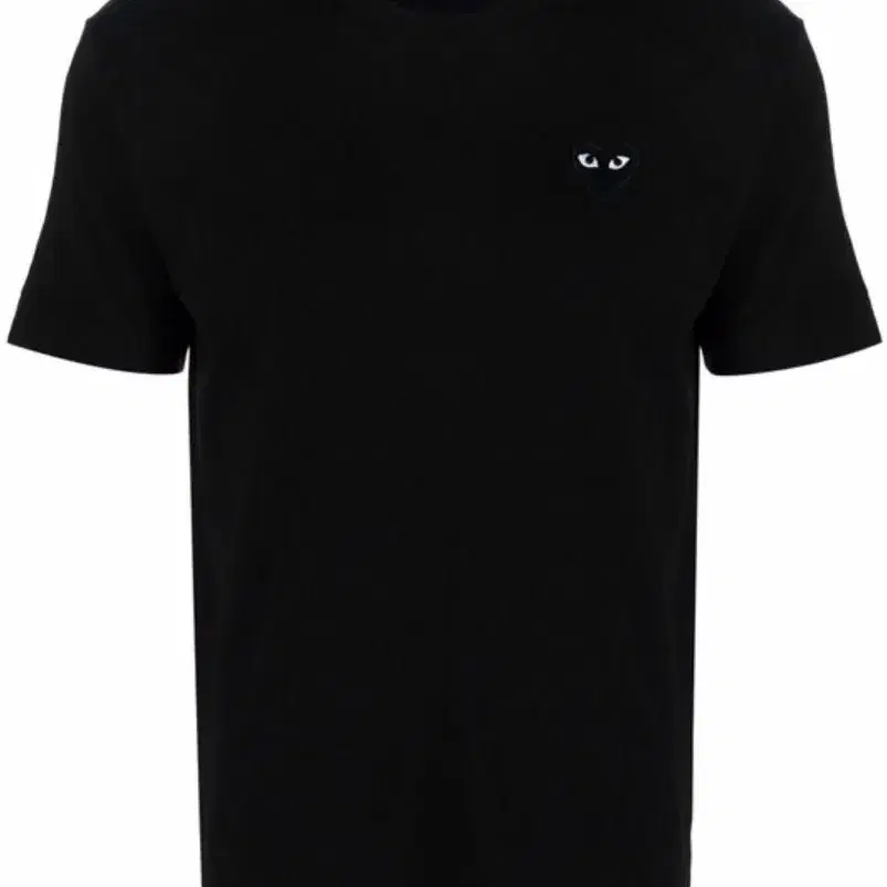 꼼데가르송 플레이 반팔티 블랙