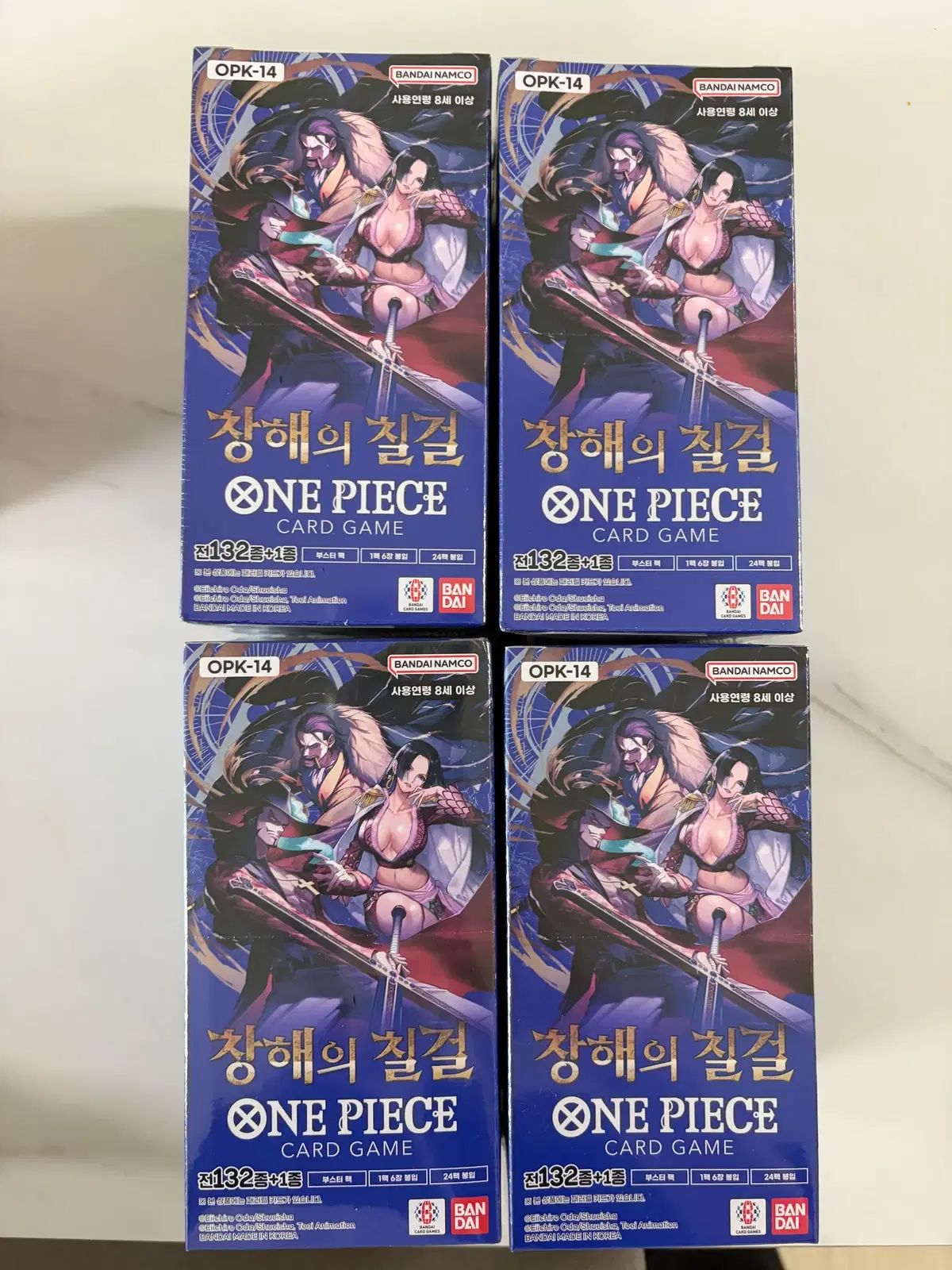 [미개봉, 슈링크O] 원피스카드 14탄 창해의 칠걸