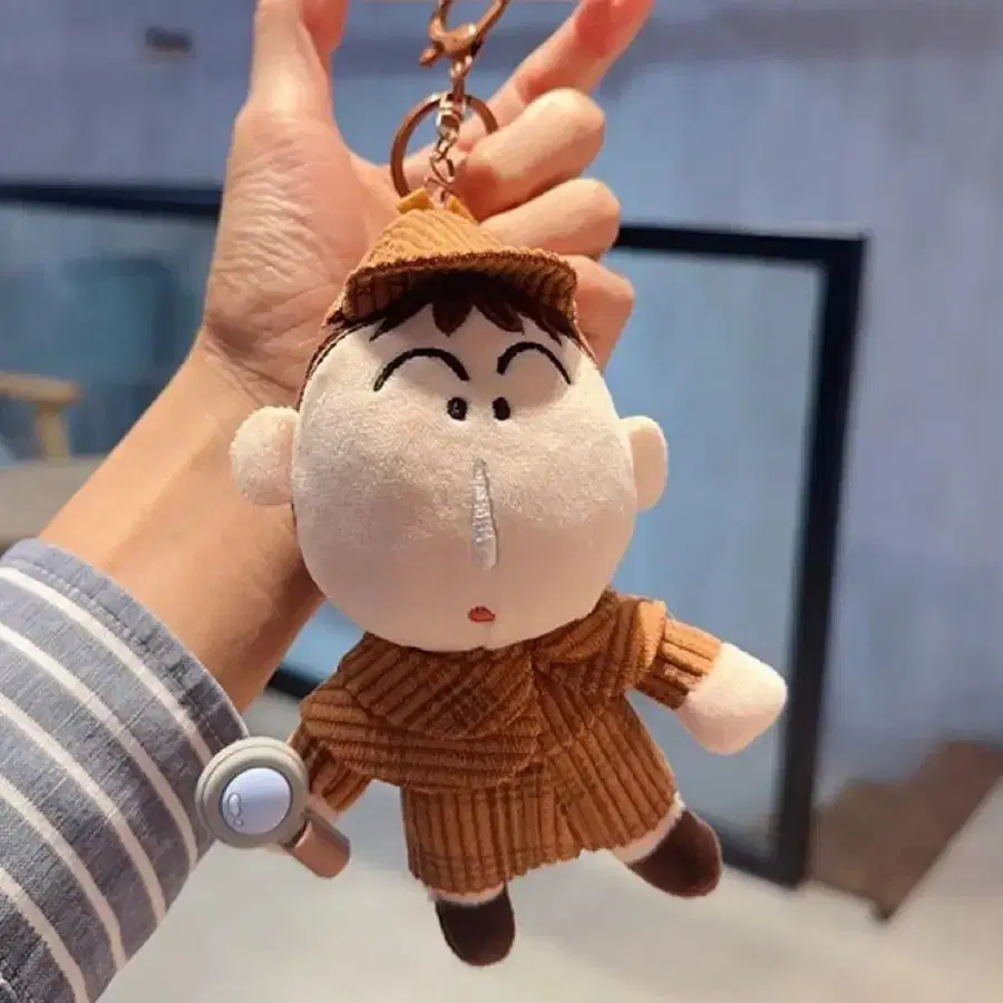 짱구는 못말려 맹구 탐정 인형 키링