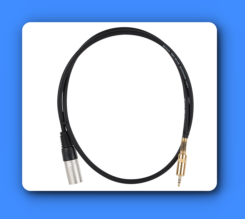 [도매가]국산 제작 XLR 캐논 3.5 Stereo 케이블 2심(0.12mm x 20C) 마이크 케이블 10미터