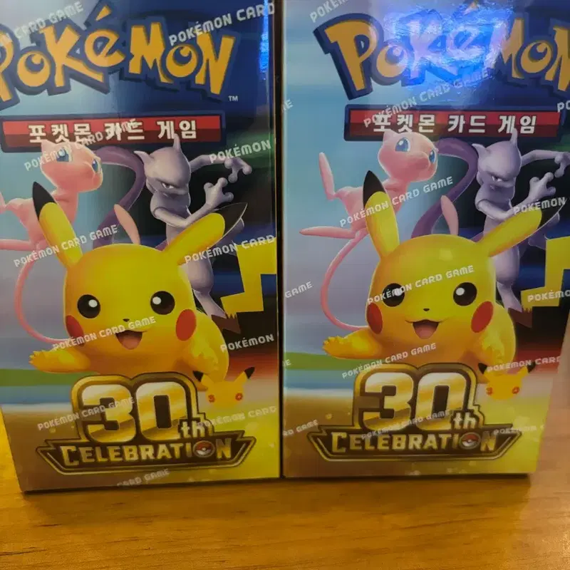 포켓몬카드 30주년 2박스 판매 슈링크 0