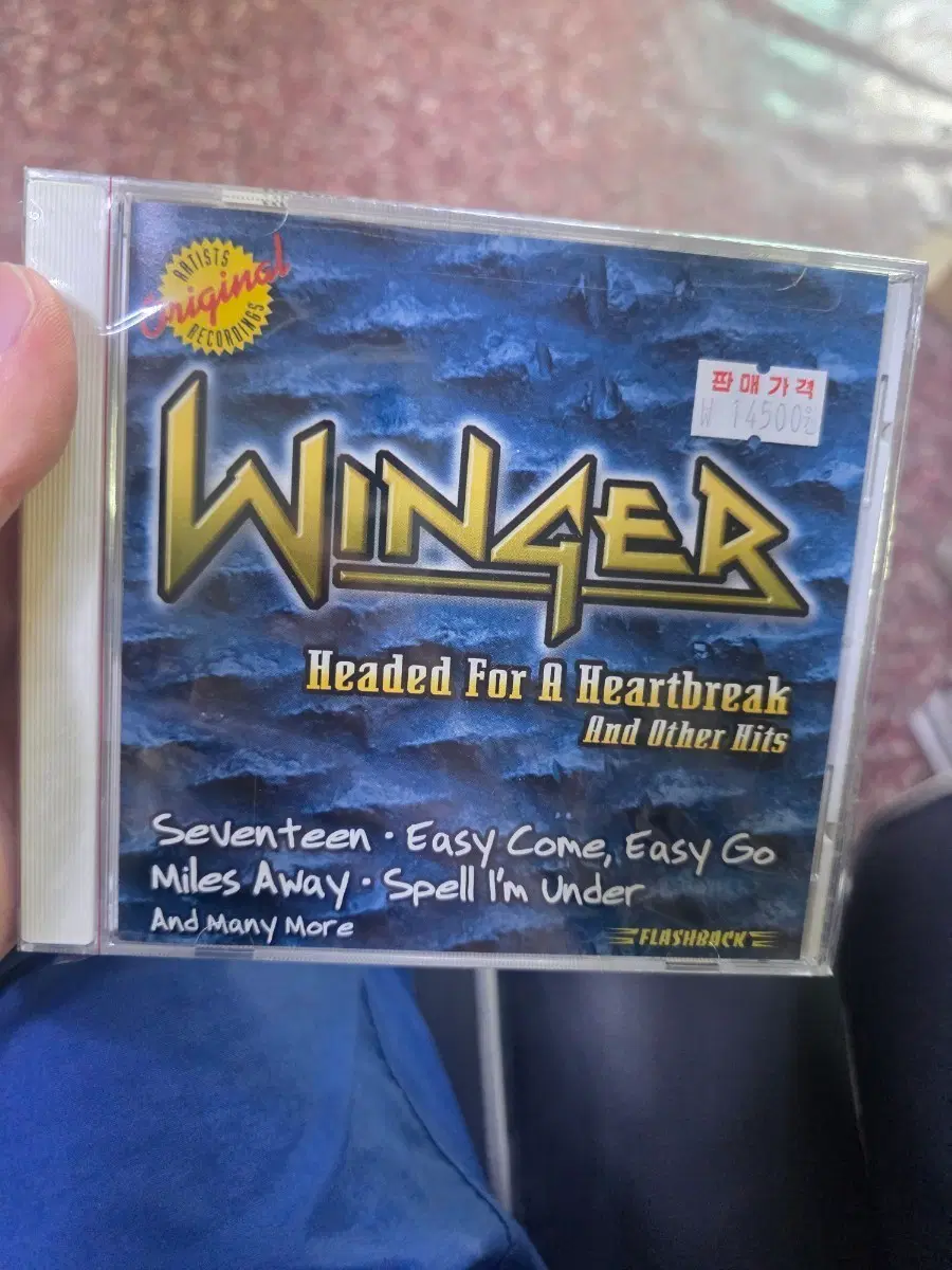 winger 미개봉 시디