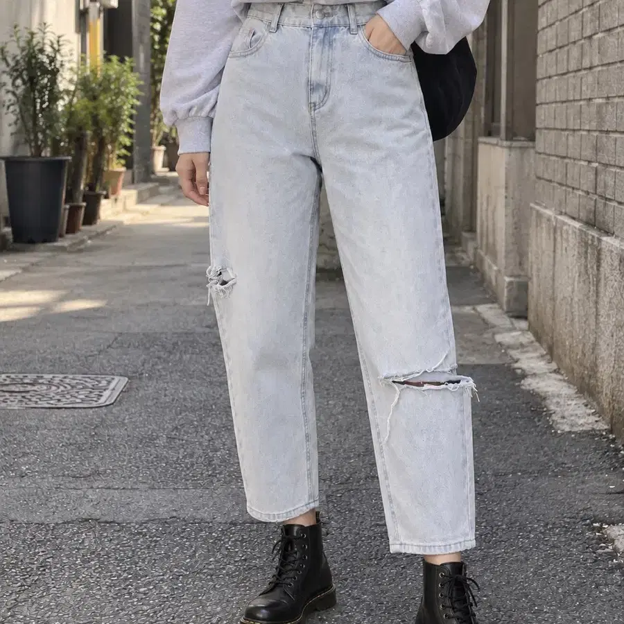 MM6 메종 마르지엘라 여성 데님 팬츠 27사이즈