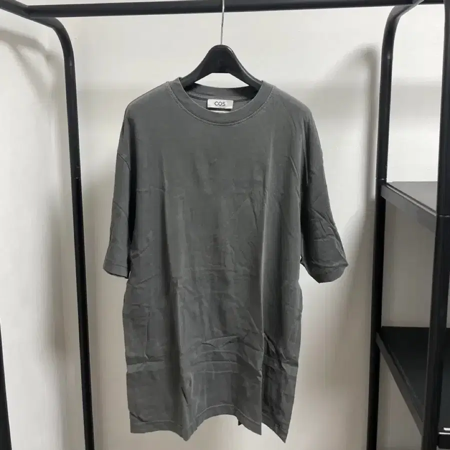 [XS] COS 오버사이즈 반팔 티셔츠 차콜