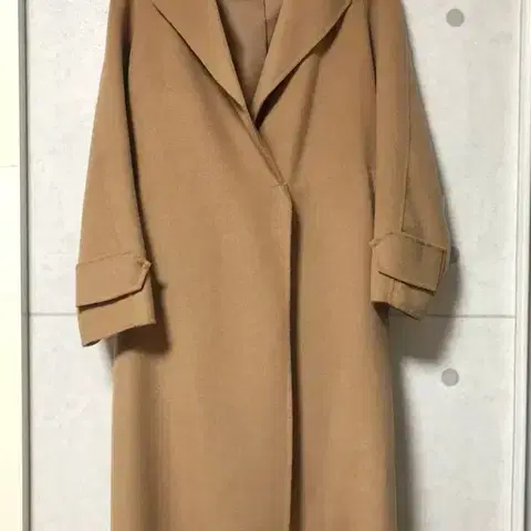 파프리카 울 캐시미어 우아 핸드메이드 코트 올드머니룩 출근룩