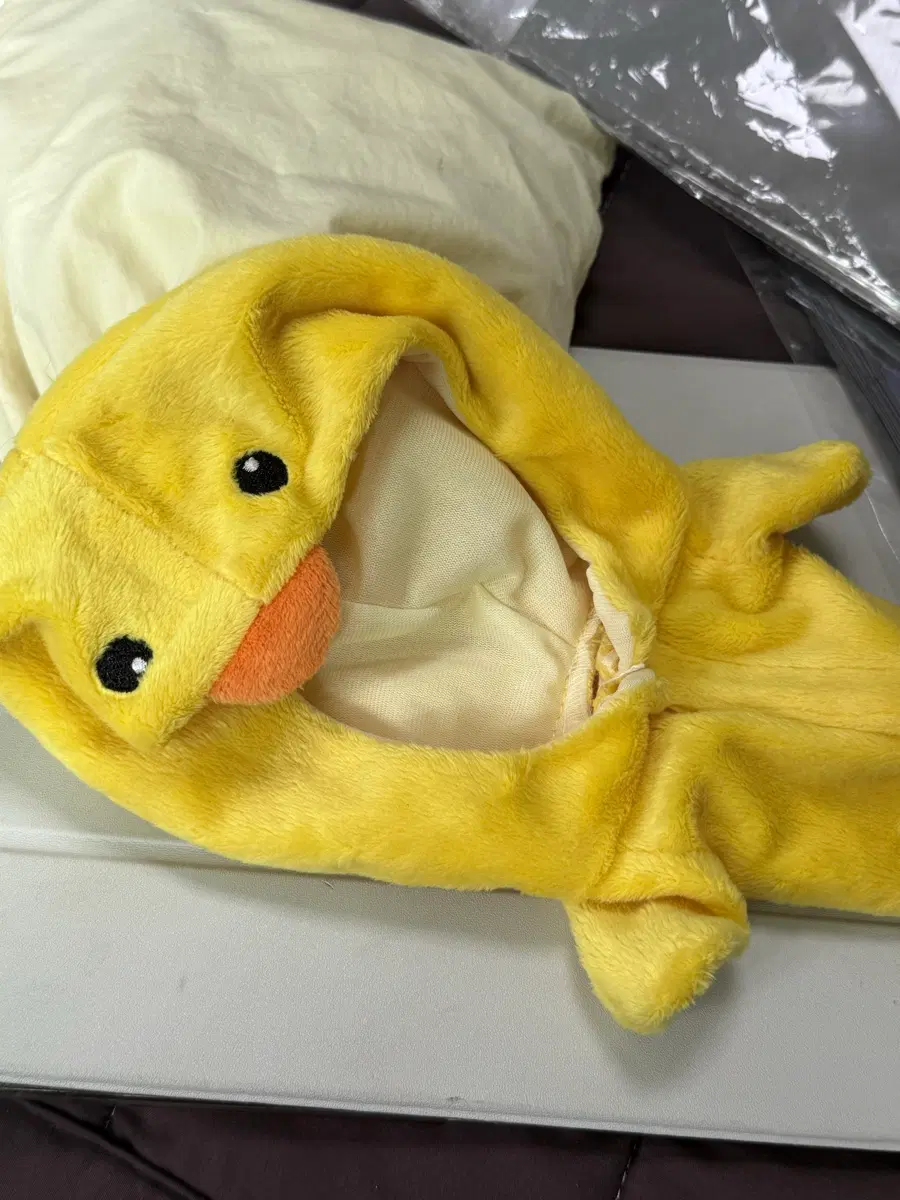 20cm 인형옷 동물잠옷 오리 병아리 아이돌