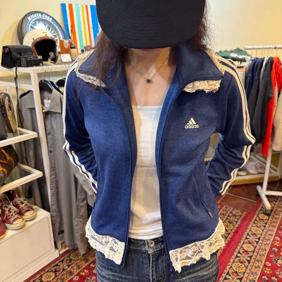 아디다스 핸드메이드 레이스 커스텀 트랙 자켓 85size