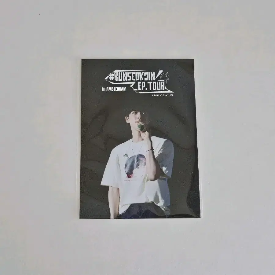 (미개봉) CGV 런석진 특전 엽서 방탄 bts poca pc 달려라 석진