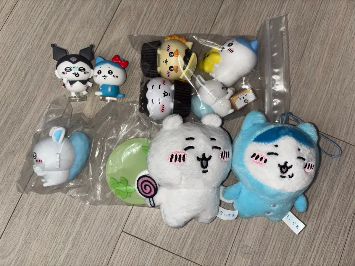 (미개봉 포함) 먼작귀(치이카와, 하치와레, 모몽가, 시사) 피규어 키링 인형 일괄 판매
