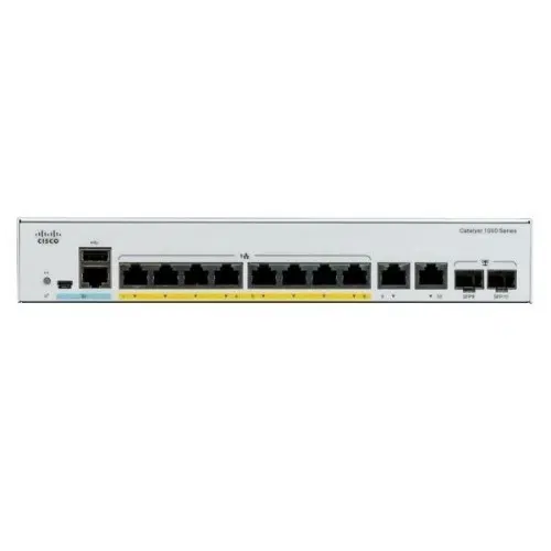 시스코(Cisco) 컴팩트 L2 매니지드 스위치 Cisco Catalyst C1000-8P-2G-L 모델 판매합니다.