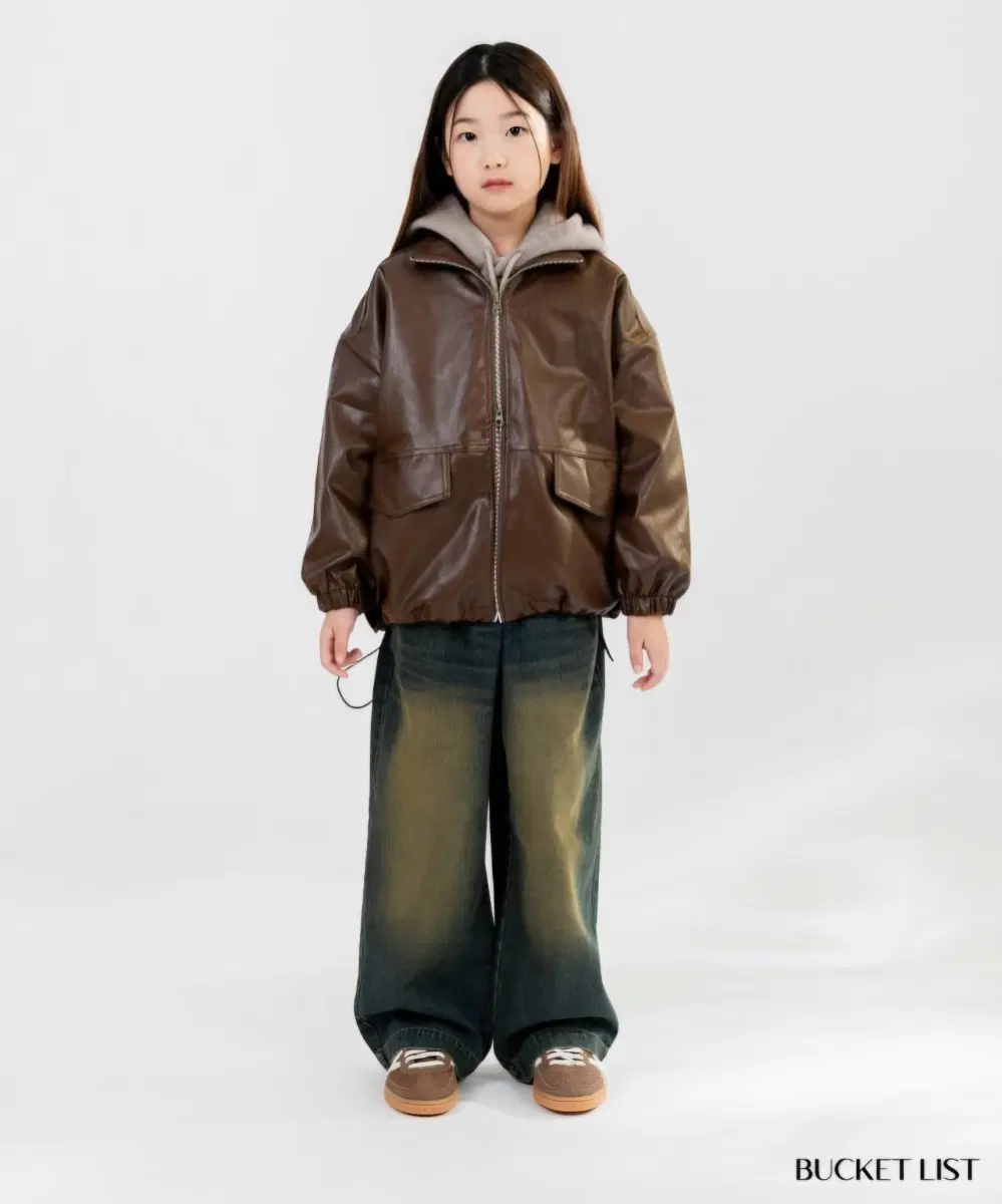 (새상품) 틴와이드 데님