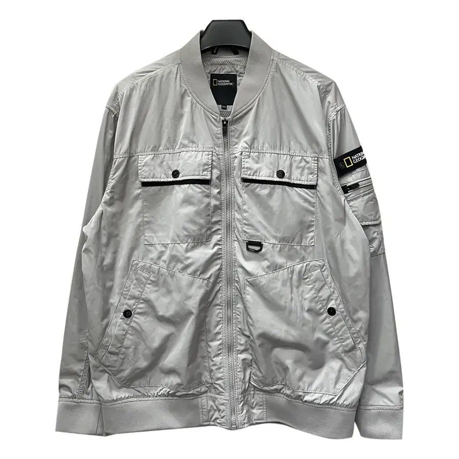 내셔널지오그래픽 소매 포켓 블루종 자켓 3XL