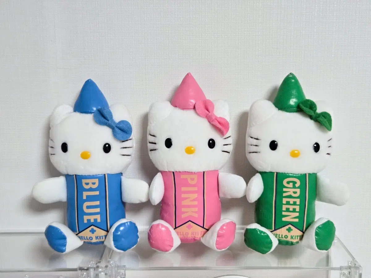고전키티 색연필 키티 인형