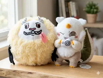 치이카와 봉제 인형 데카츠요 아노코 2체 세트