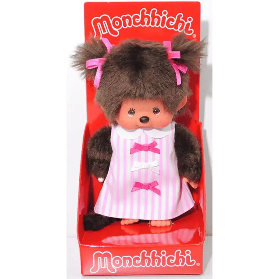 몬치치 유럽 핑크 리본 드레스