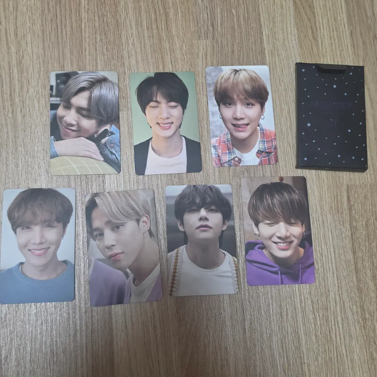 Bts Bangtan Galaxy Buds 7-piece Photocard Set
