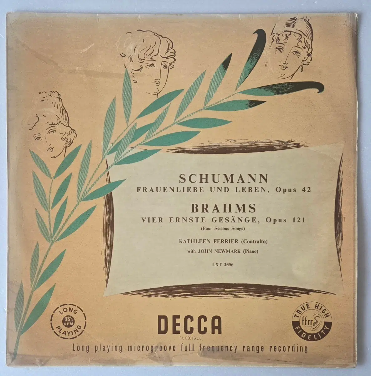 캐슬린 페리어 - Schumann 여인의 사랑과 생애 / Brahms ( UK Decca LXT Orange-Gold 초반 )