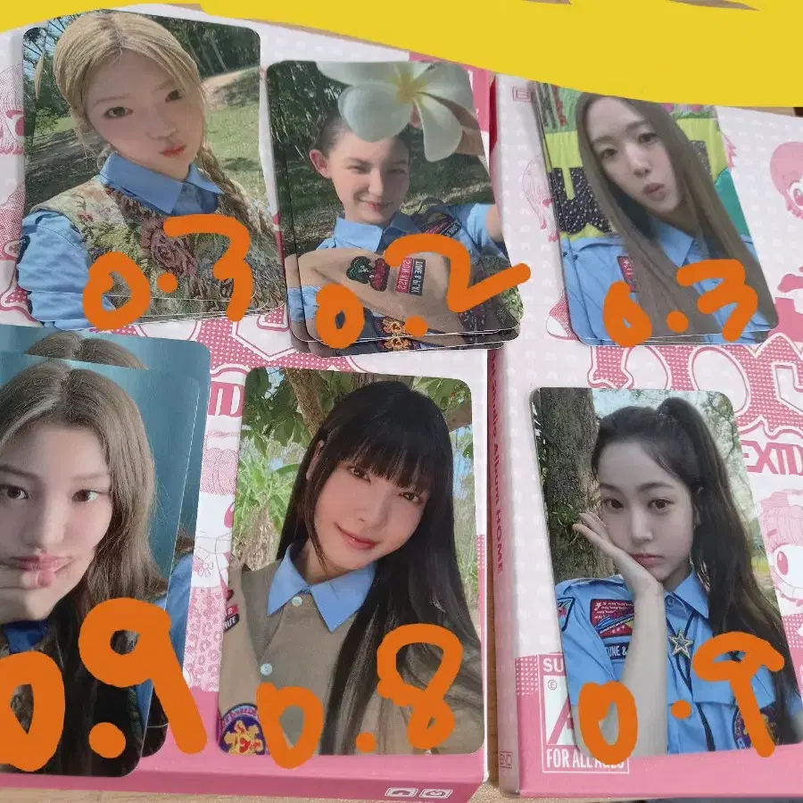 튜이드 공식 특전포카 위버스 tuide 지아 사키 세아 서연 하늬