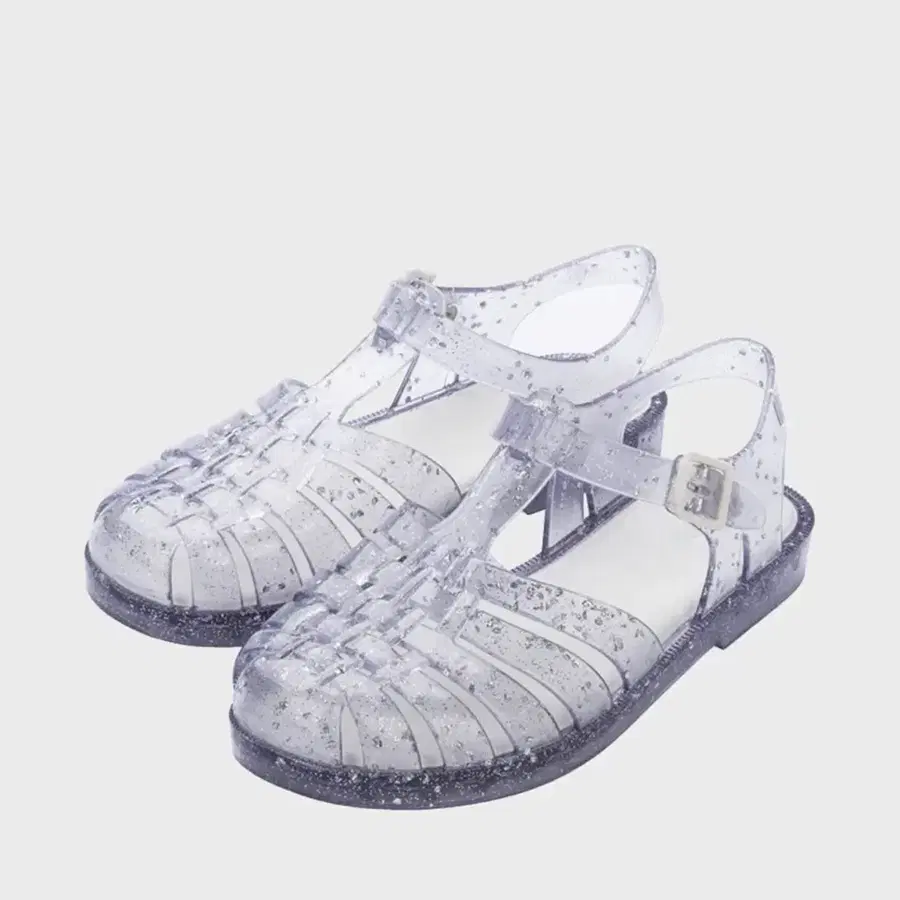 멜리사 포제션 샌들 Clear Silver Glitter (250)