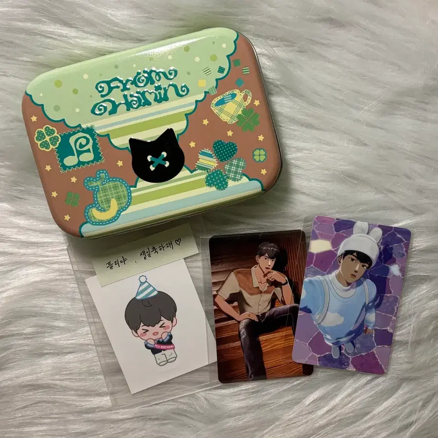 플레이브 십카페 아스테룸 생일쿠키 하민 세트