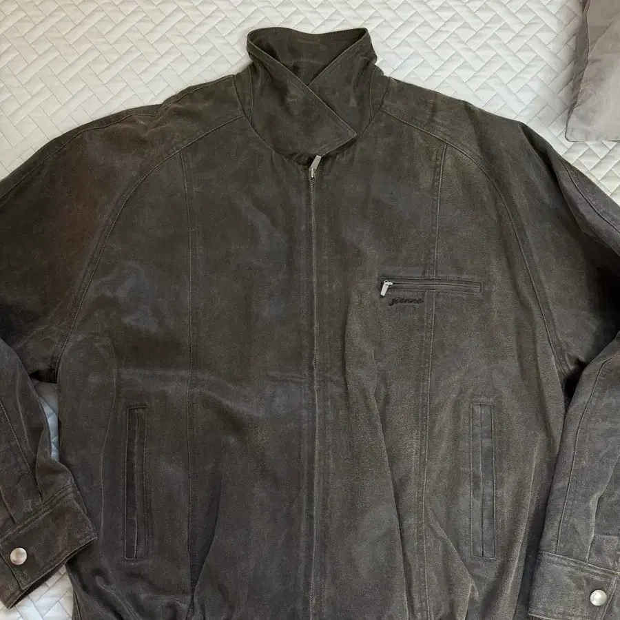 시엔느 John Leatherlike Jacket(Brown/L)