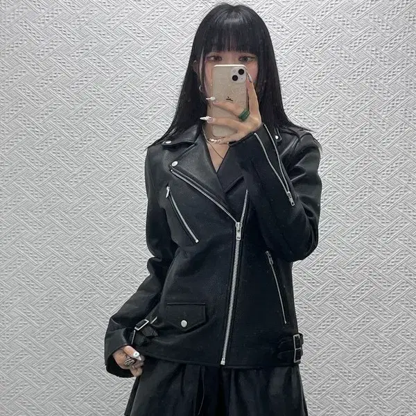 도프 제이슨 빈티지 웨스턴 락펑크 소가죽 라이더자켓 M C14896