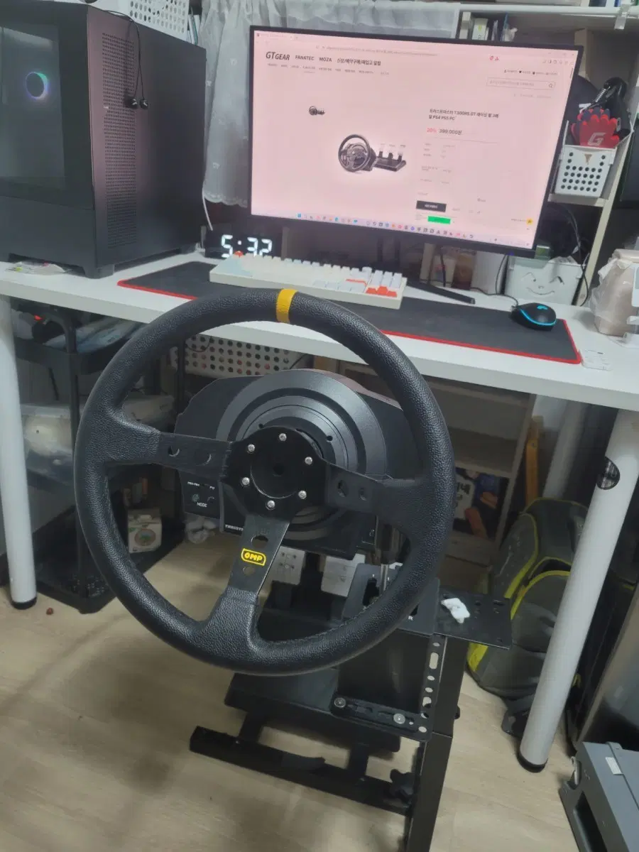 트러스트마스터 t300,레이싱휠 거치대