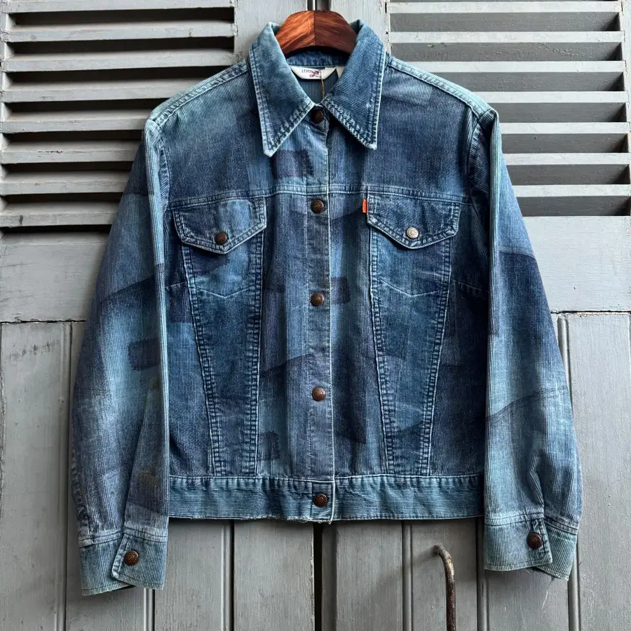 [S]60's Levi's For Gals 오렌지탭 코듀로이 트러커 자켓
