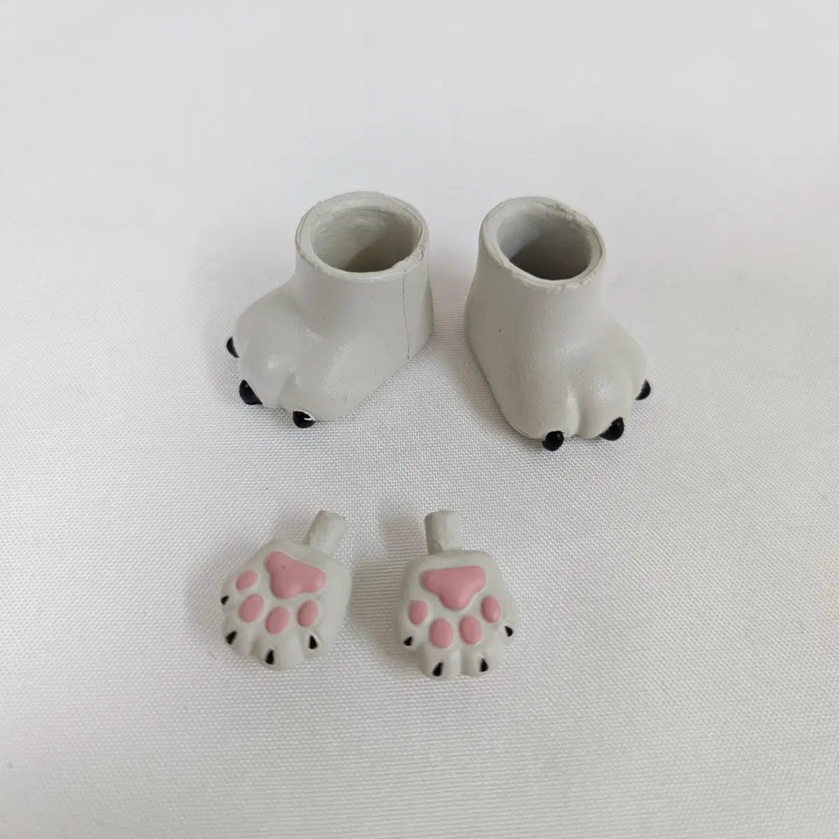 오비츠 고양이 신발+손파츠 그레이