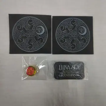 LUNA SEA 핀 배지 캔 케이스 기프트 봉투