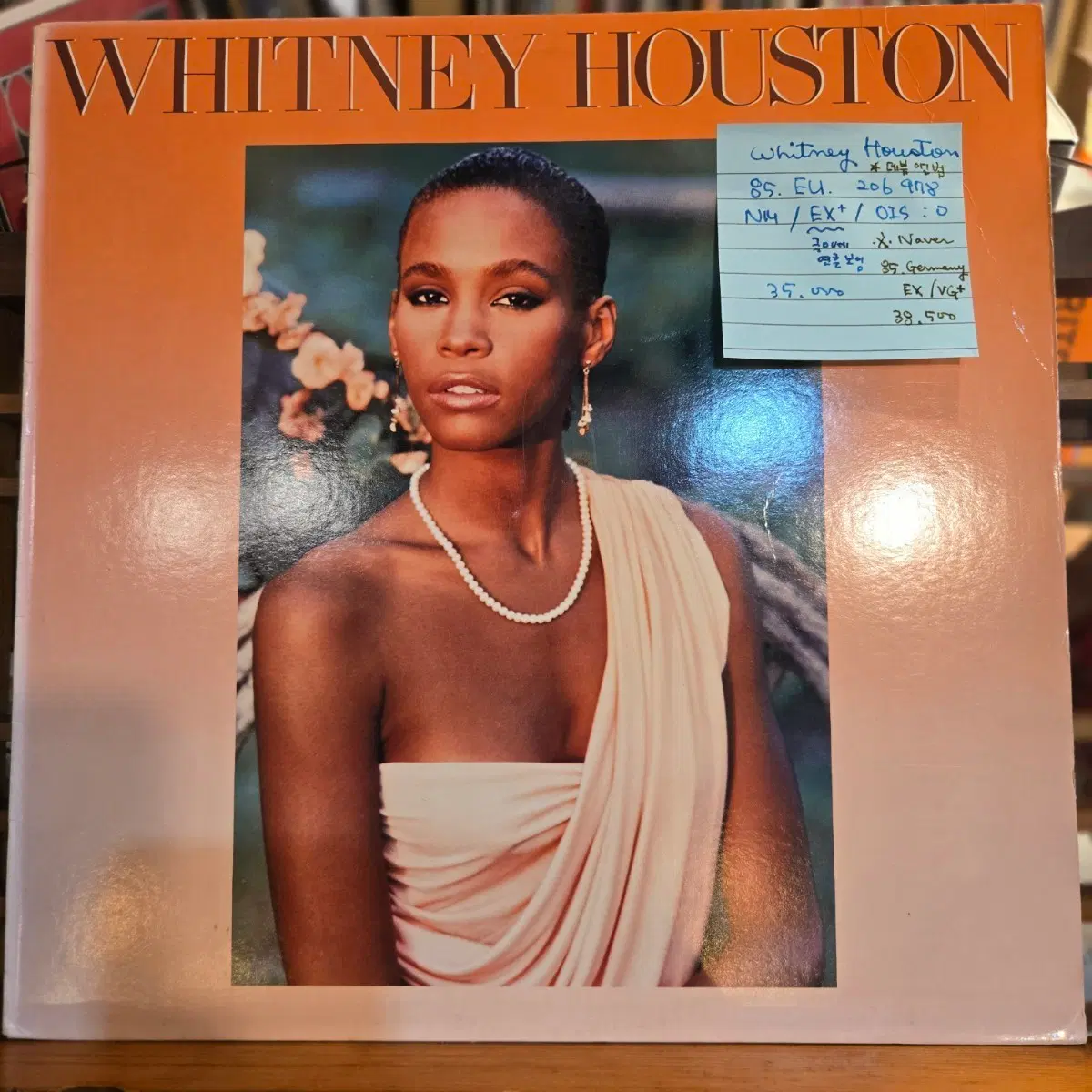 Whitney Houston.데뷰앨범.85.EU.NM/EX+.LP