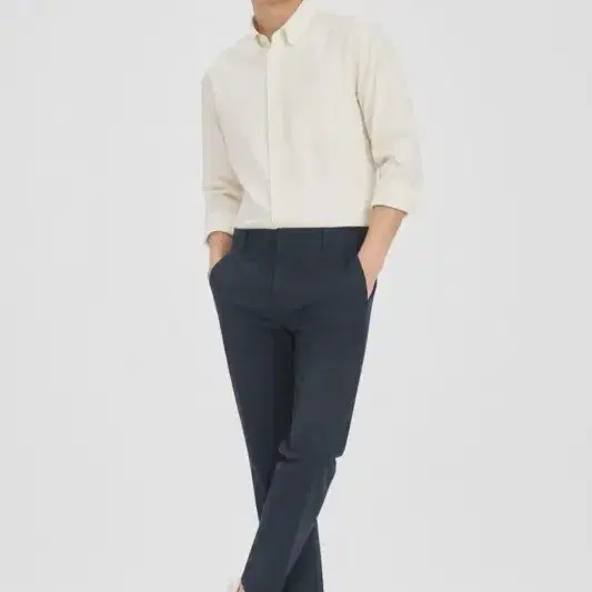 남33/나이키 네이비 스트레이트핏 팬츠