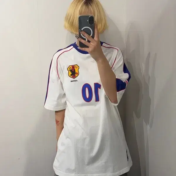 L 새상품 일본 대표 공식 나카무라 슌스케 링거 티셔츠
