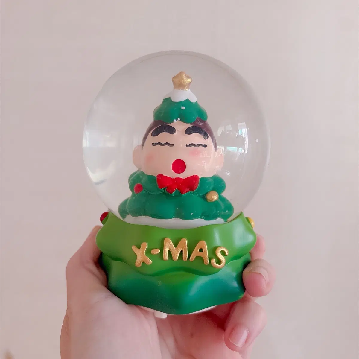 짱구 크리스마스 소리나는 무드등 스노우볼