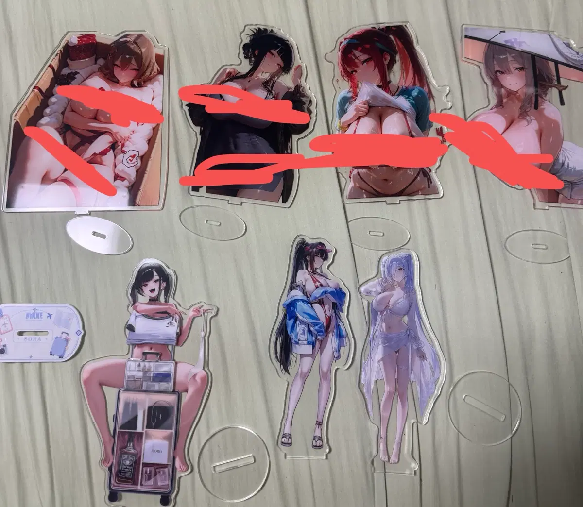 Niki Anis Surapi Sumalcha Sulelu Hongryeon Killerwife Dongtan d Sora Cinderella Acrylic Stand