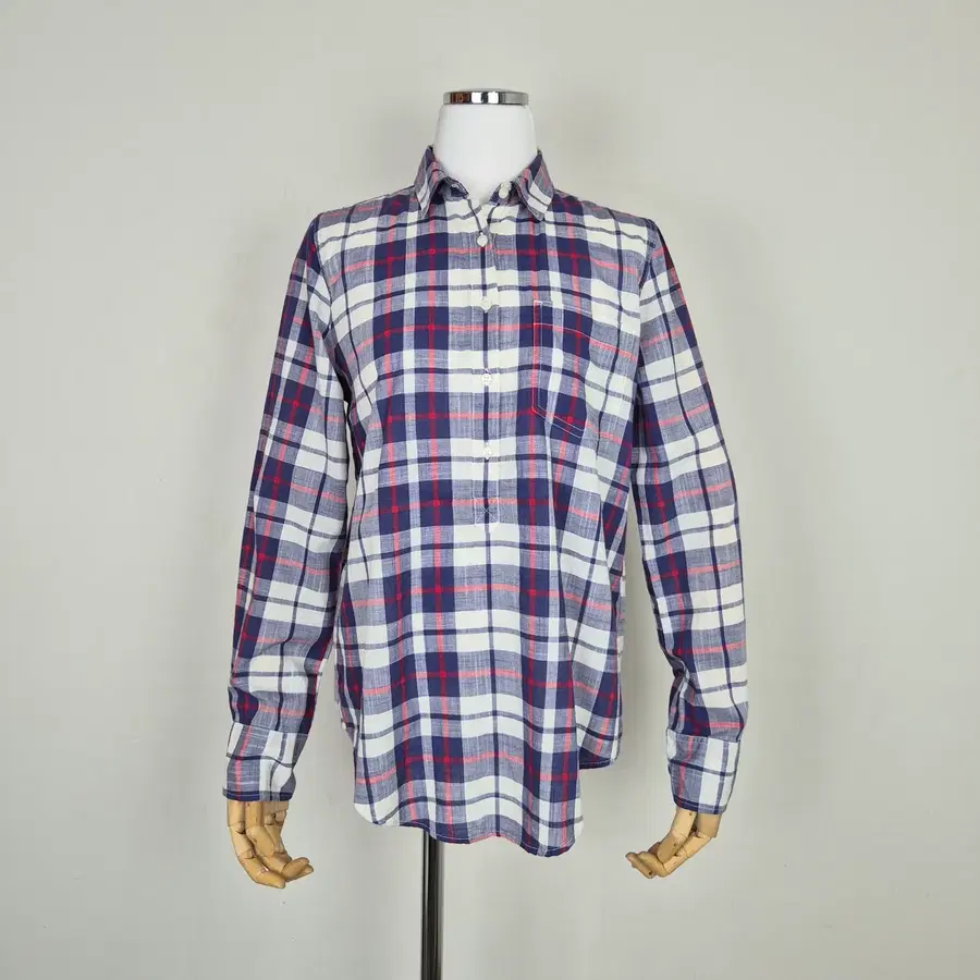 J.CREW G2396 클래 체크 코튼 풀오버 셔츠