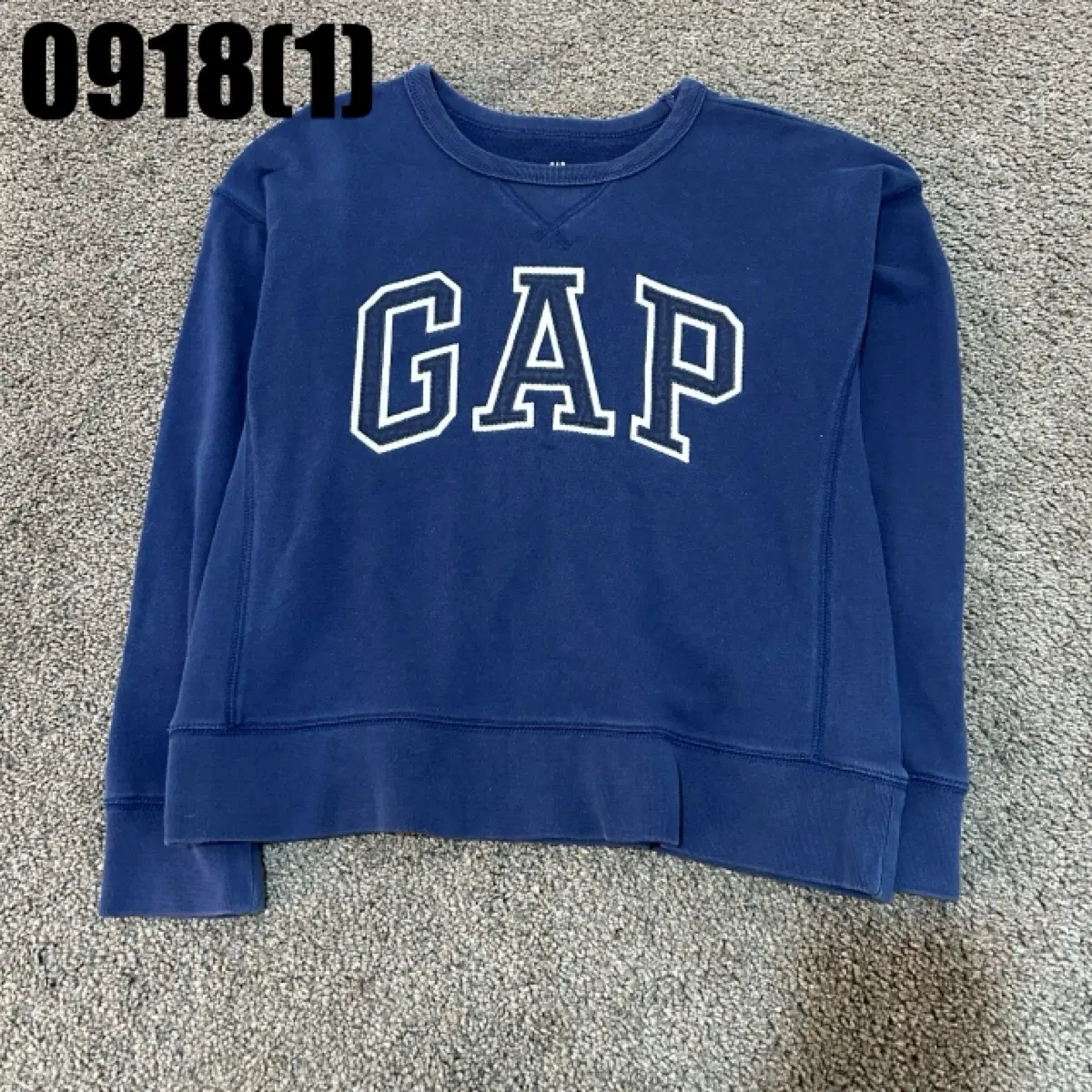 GAP 맨투맨 네이비 주니어