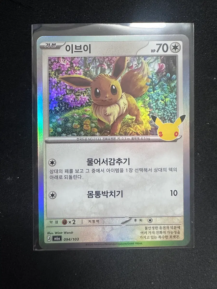 30주년 포켓몬카드 이브이
