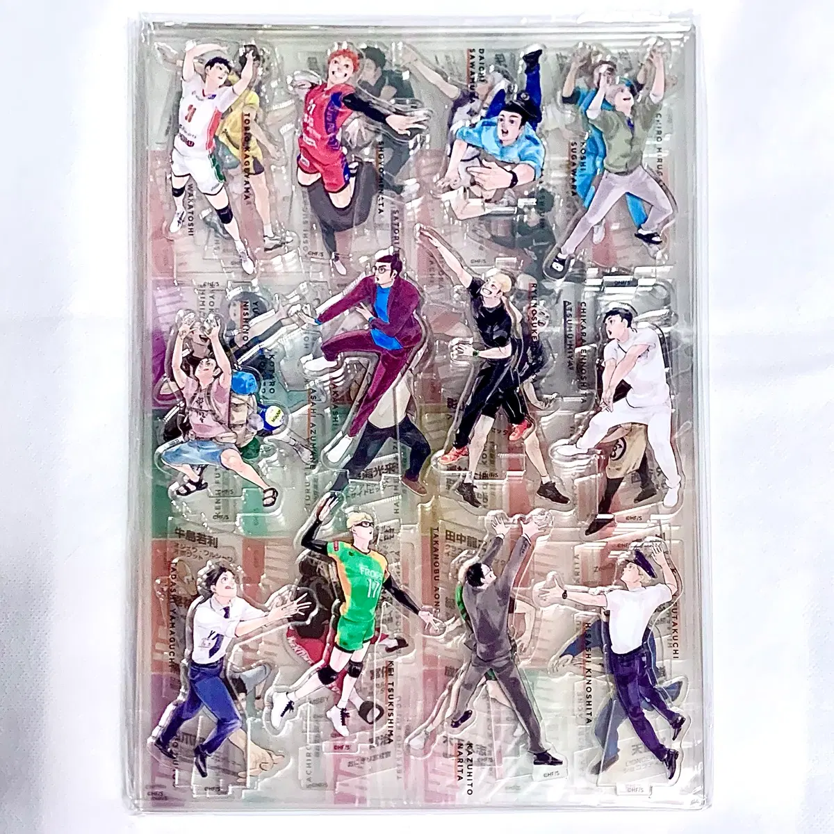 하이큐)원화)아크릴) 크로니클 디오라마 카게야마 히나타 니시노야 츠키시마 켄마 쿠로오 보쿠토 오이카와 우시지마 사쿠사 아츠무 오사무