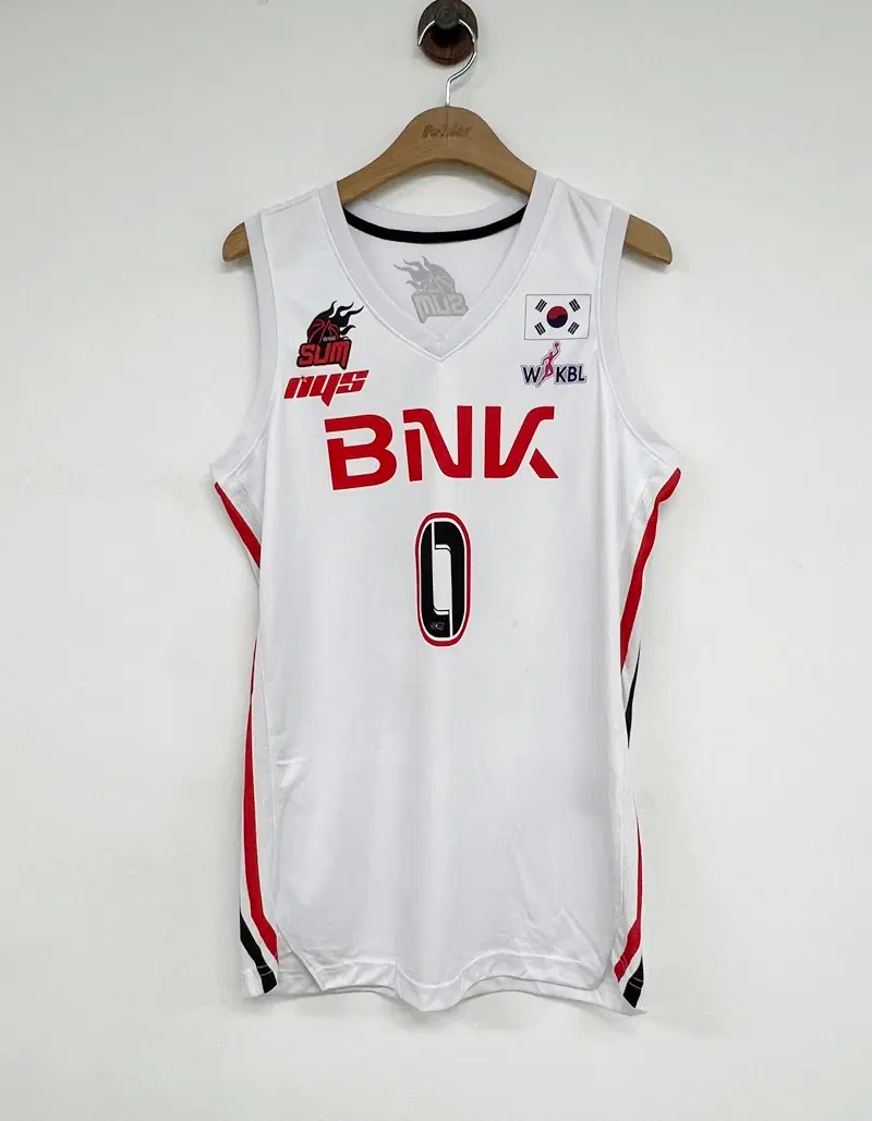 2.WKBL nys 부산 BNK 썸 여자프로농구단 원정유니폼 L #0