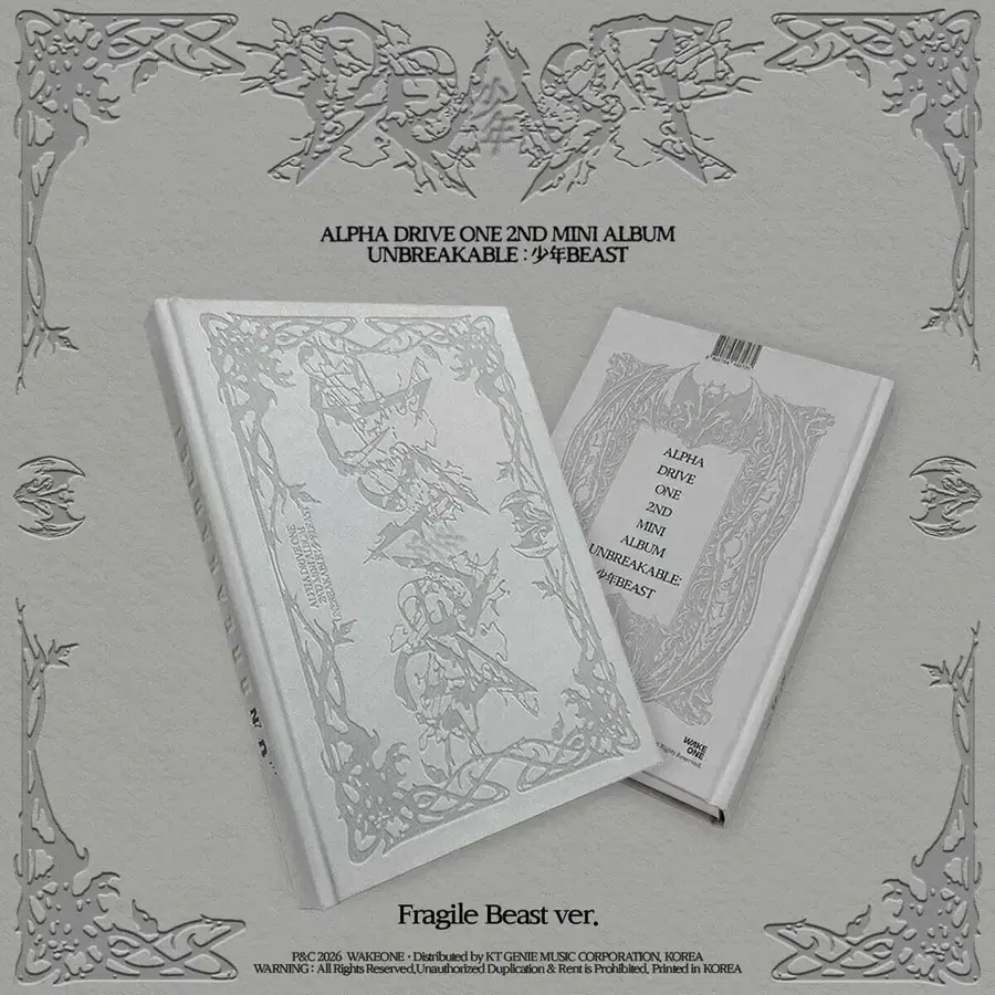 알디원 Fragile beast ver 미개봉 앨범 양도 쇼케 알파드라이브원 미공포 포카