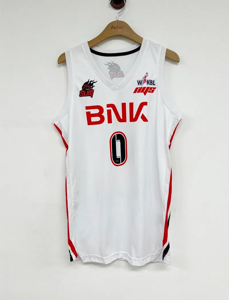 3.WKBL nys 부산 BNK 썸 여자프로농구단 원정유니폼 L #0