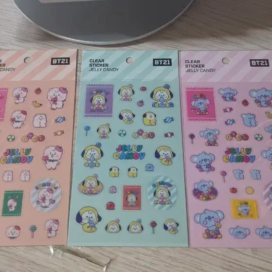BT21 스티커 미사용 일괄판매