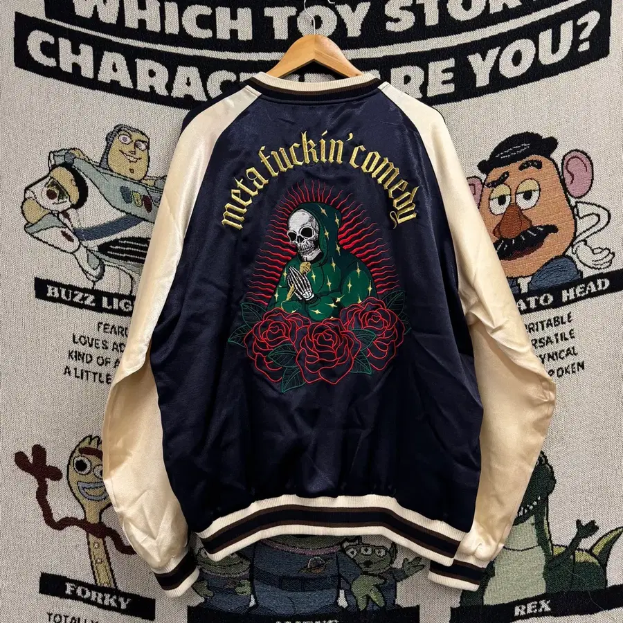[2XL] 메타코미디클럽 자수 스카쟌
