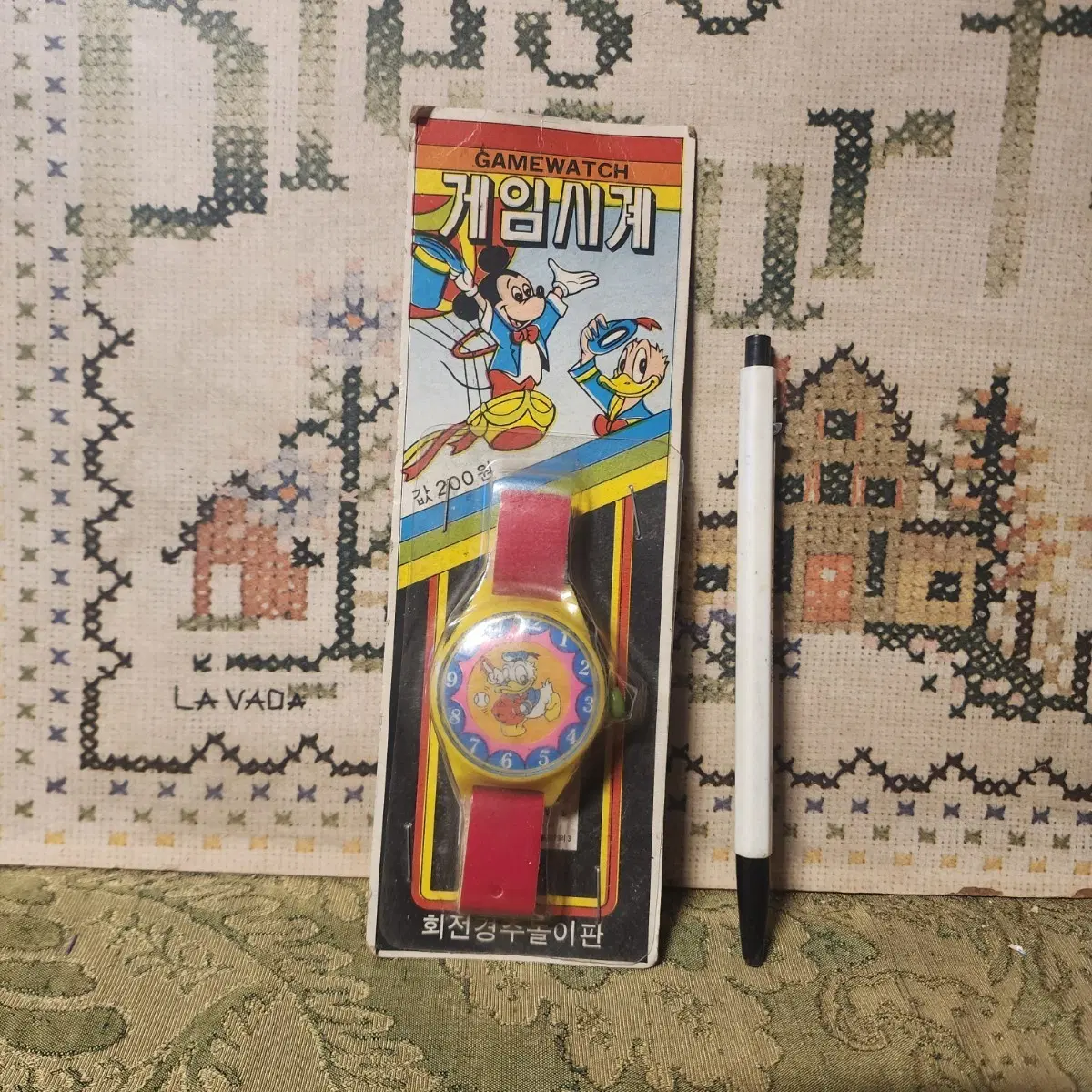 1970~1980년대 한국의 빈티지 게임시계(GAMEWATCH)고전 장난감 손목시계입니다