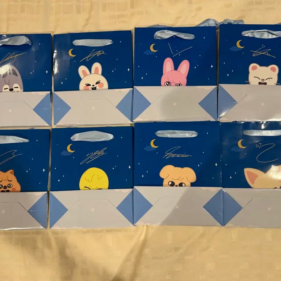 스트레이키즈 스키즈 스키주 일본 gigo 쇼핑백 세트 straykids skz Japan gigo shopping bag set
