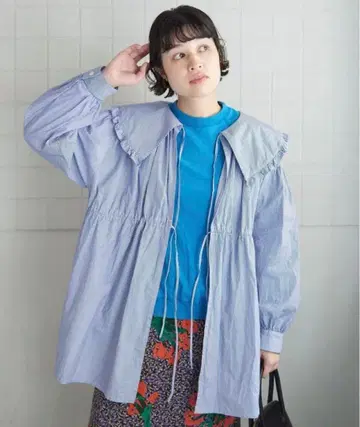 bulle de savon stripe puri 블라우스